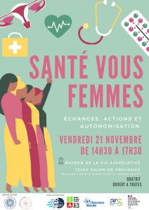 Femmes le poing levé, dispositifs médicaux