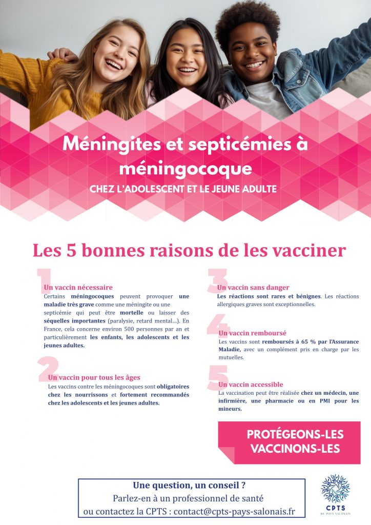 L’affiche transmet un message positif, rassurant et incitatif, en mettant en avant la protection collective, la sécurité du vaccin et la facilité d’accès, avec un ton adapté au grand public et aux jeunes.